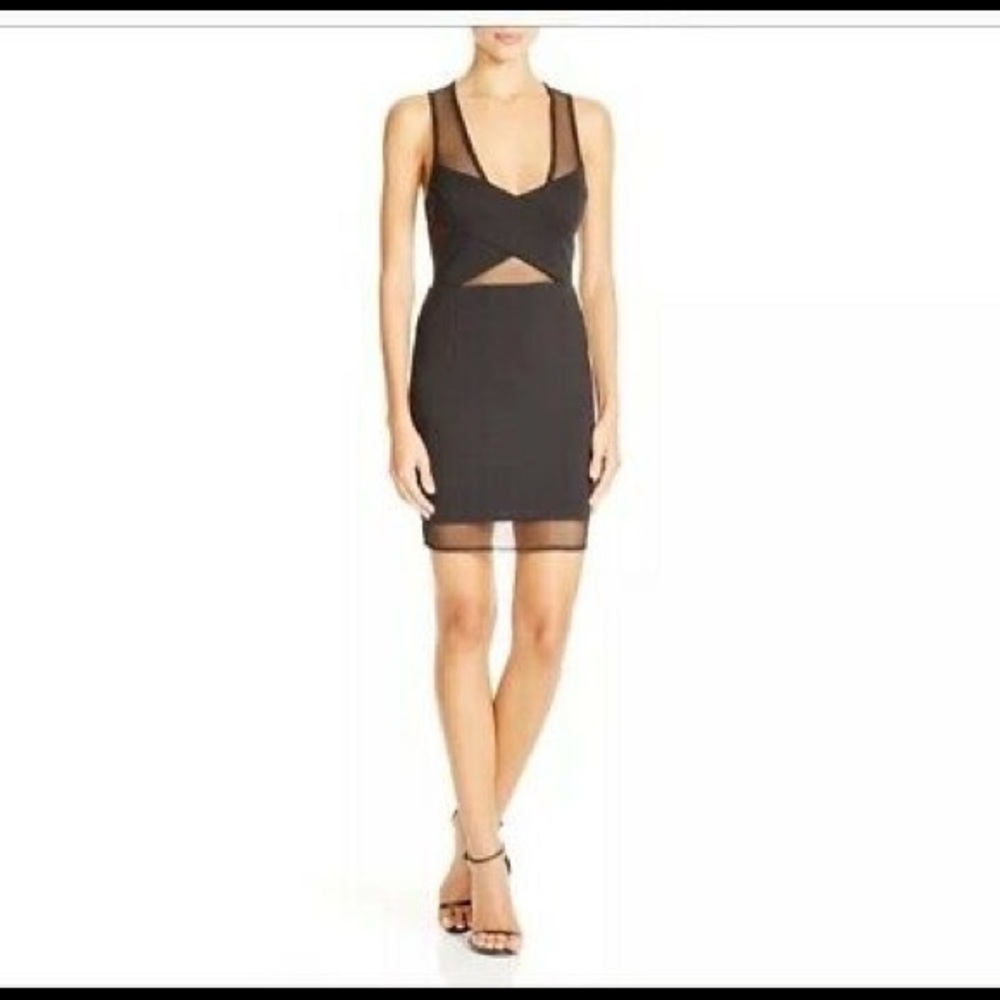 Lucy Paris mesh black dress